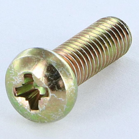 1 x Machine Screw Cylindrical Button Head Pozi PZ3 M6X38 Pozi PZ2 200 Hour Salt Spray Yellow Zinc