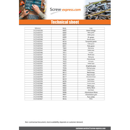 1 x Self Drilling Hexagonal Head 4.8X28 Neoprene Bonded Sealing Washer Epdm Zinc Plated Ral9010/Pure White