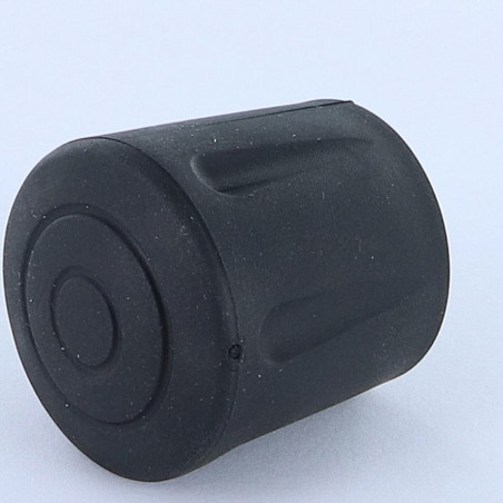 1 x Round tip enveloping vulcanized rubber Black Linch Pin Tube 28 to 29