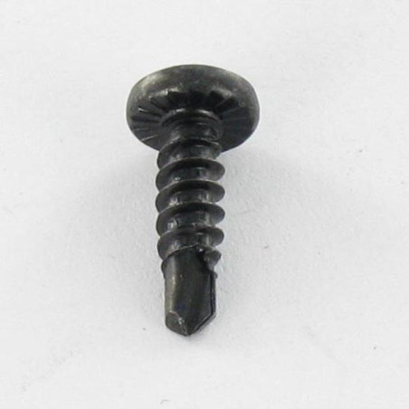 1 x STEAM CRAFT Cylindrical Button Head Phillips 4.2X13 Sheet Metal Thread Black Zinc Plated