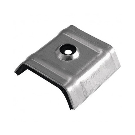 1 x Sadle Bounded Washer Epdm 40X25 PROFILE Trapezoidal Aluminium Ral3011/Brown Red