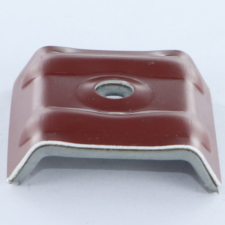 1 x Sadle Bounded Washer Epdm 40X25 PROFILE Trapezoidal Aluminium Ral8012/Red Brown