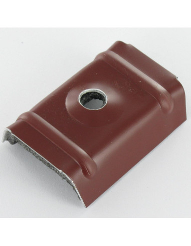 1 x Sadle ALU/GASKET P50X33X12 Ral3009/Oxide Red