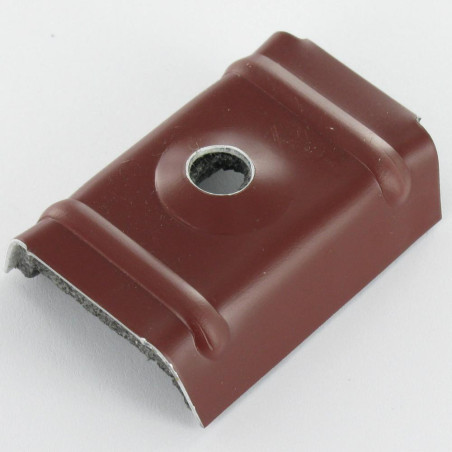 1 x Sadle ALU/GASKET P50X33X12 Ral3009/Oxide Red