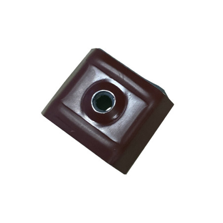 1 x Sadle Bounded Washer Epdm 30X25 PROFILE Trapezoidal Aluminium Ral3009/Oxide Red