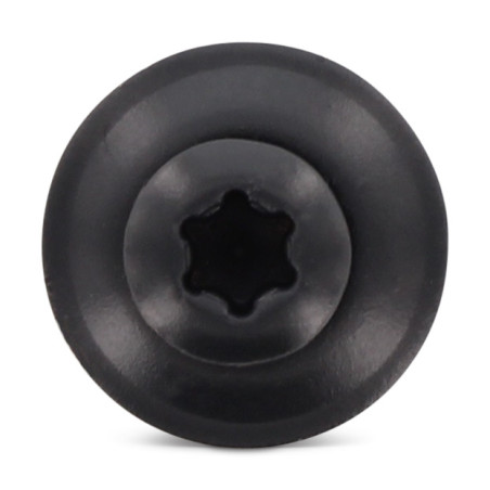 1 x Rsd Csk Woodscrews Bonded Sealing Washer Pan Countersunk Head T20 Stainless Steel A2 Ral7016/Anthracite Grey 4.5X80