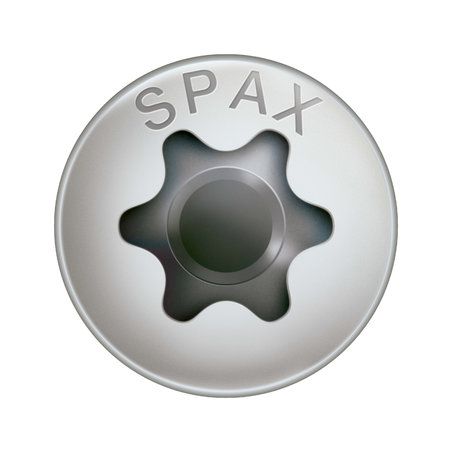 1 x Spax Wood Screw Pan Countersunk Head T-STAR T15 3.5X20 Full Thread Stainless Steel A2