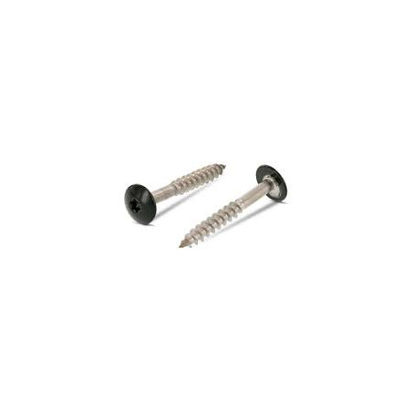 1 x Head Facade Screws T20 4.8X25 Head Diameter: 12.3 Stainless Steel A2 Ral6009/Fir Green