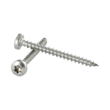 1 x Savis Chipsboard Screw Stainless Steel A2 Round Head 4X30 T20