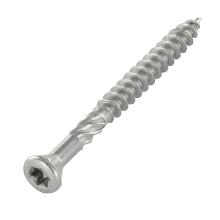 1 x Decking Screw TEKOR Pan Countersunk Head T25 5X50 cut Type 17 Drilling Point Stainless Steel C2