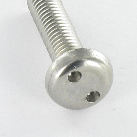 1 x Machine Screw Security Pan Head SNAKE EYE M4X10 Stainless Steel A2 EMBT8
