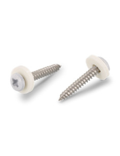 Thread Rolling Screw Pan Head Pozi PZ2 + Washer Nylon...