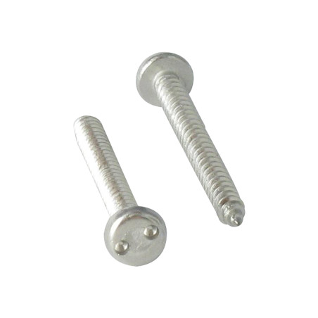 1 x Thread Rolling Screw Security Pan Head SNAKE EYES 4.2X38 Stainless Steel A2