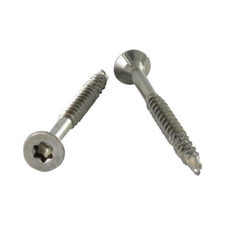 1 x Chipboard Screw Self Drilling Countersunk Head With Serration 5X70 T25 Stainless Steel A2