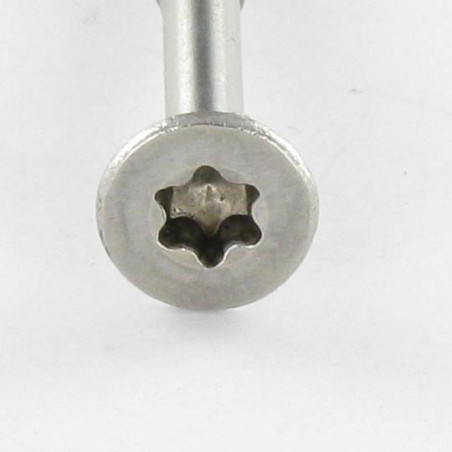 1 x Savis Chipsboard Screw Self Drilling Countersunk Head With Serration 5X45 T25 Stainless Steel A2