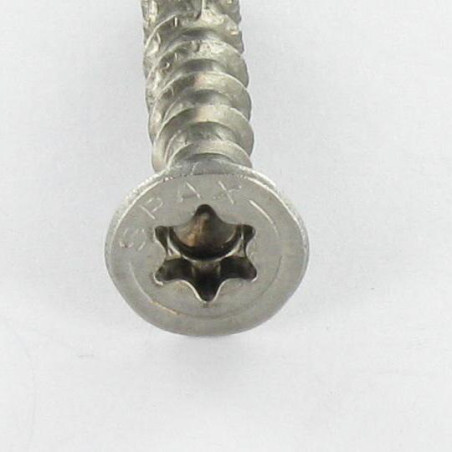 1 x Spax T-STAR MORE Countersunk Head T20 Stainless Steel A2 4.5X35 Full Thread