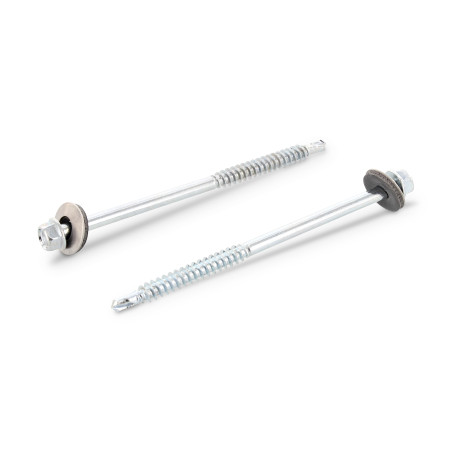 1 x Self Drilling Bimetal Hexagonal Head 6X140 Thread Length: 45 Neoprene Bonded Sealing Washer Epdm 16 Thickness Material
