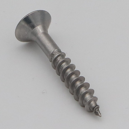 1 x Chipboard Screw Stainless Steel A2 Countersunk Head 6X40 Thread Length: 24 T25