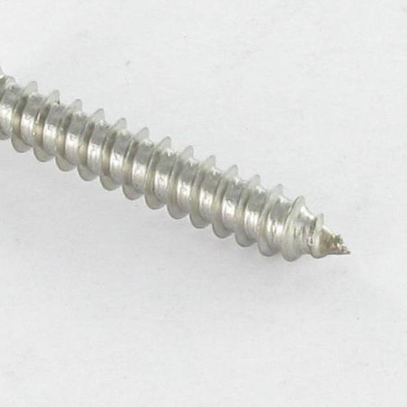 1 x Chipboard Screw Countersunk Head Slotted 4X25 Stainless Steel A2