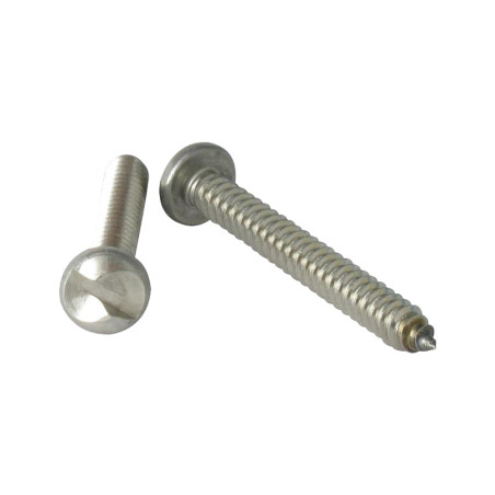 1 x Thread Rolling Screw Security Pan Head ONE WAY 6.3X75 Stainless Steel A2