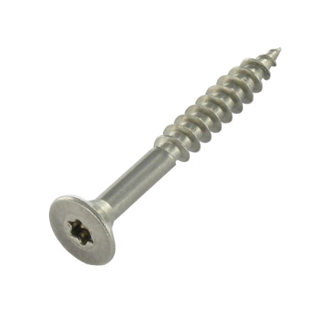 1 x Chipboard Screw Stainless Steel A2 Countersunk Head 6X130 Thread Length: 70 T25