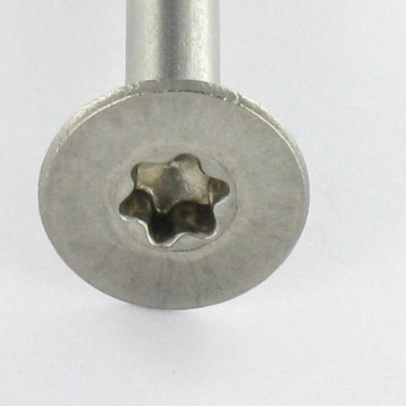 1 x Chipboard Screw Stainless Steel A2 Countersunk Head 6X130 Thread Length: 70 T25