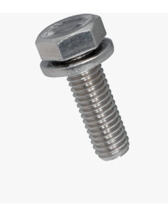 Machine Screw Hexagonal Head Full Thread With RD IMP...