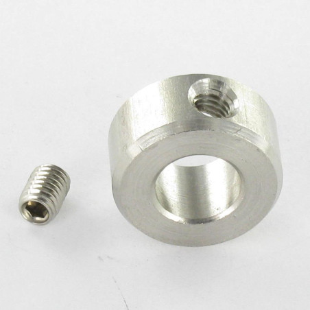 1 x Stop ring with screw Diameter Internal 12 Stainless Steel A2