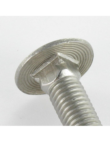 1 x Carriage Bolt Stainless Steel A2 M12X80...