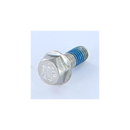1 x Machine Screw Hexagonal Head Flanche Without Serration M5X12 Stainless Steel A2 Patch Nylon
