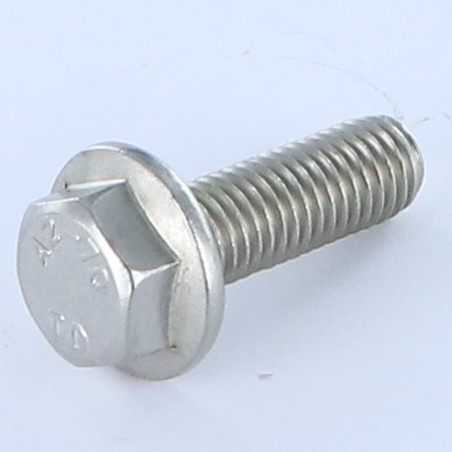 1 x Machine Screw Hexagonal Head Flanche Without Serration M10X35 Stainless Steel A2