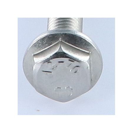 1 x Machine Screw Hexagonal Head Flanche Without Serration M10X35 Stainless Steel A2