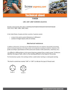 Machine Screw Hexagonal Head 1/4X 3/4 Full Thread Unc Or... 2