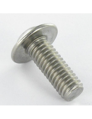 1 x Screw Machine Pan Head Flange T20 M4X5 Full...