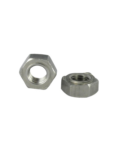 1 x Hexagonal nut Welding Stainless Steel A2 M4