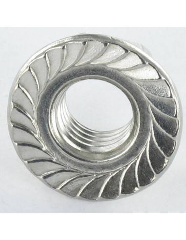1 x Nut Hexagon Stainless Steel A2 Flange With...
