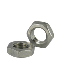 Hexagonal nut Pitch Left M12 Stainless Steel A2