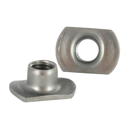 1 x Nut Cylindrical Welding M4 17X9 High 6 Stainless Steel A2