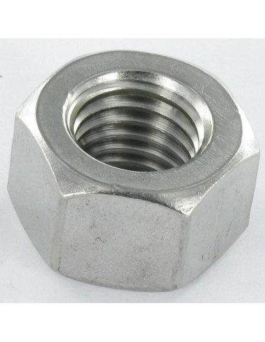 1 x Nut Hh M22 Thickness 22 Stainless Steel A2