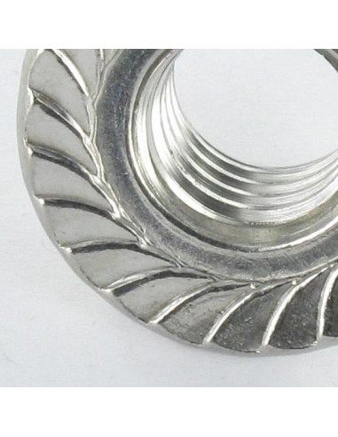 1 x Hexagonal nut Stainless Steel A2 Flange...