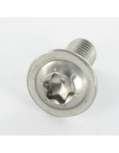 1 x Machine Screw Pan Head Flange T30 M6X75...