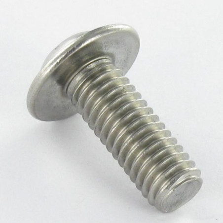 1 x Machine Screw Pan Head Flange T30 M6X30 Full Thread Stainless Steel A2