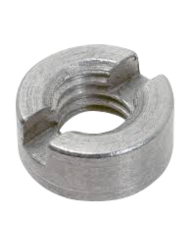 1 x Nut Cylindrical Slotted Stainless Steel A1...