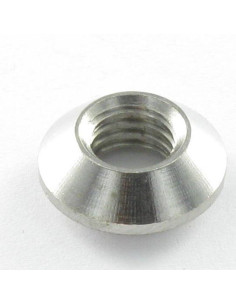 Raised countersunk nuts with slotted M6 Stainless Steel A4 2