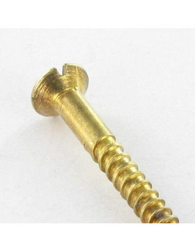 1 x Wood Screw Countersunk Head Slotted 3.5X30...
