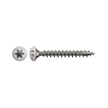 1 x Spax Wood Screw Pan Countersunk Head T-STAR T20 4X40 Full Thread Stainless Steel A2