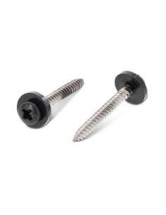 Thread Rolling Screw Pan Head Pozi PZ2 + Washer Nylon...