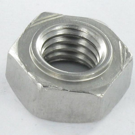 1 x Hexagonal nut Welding Stainless Steel A2 M3
