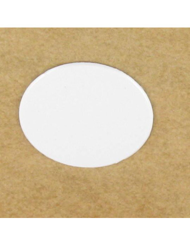 1 x Cover Cap Adhesive Diameter 12 White