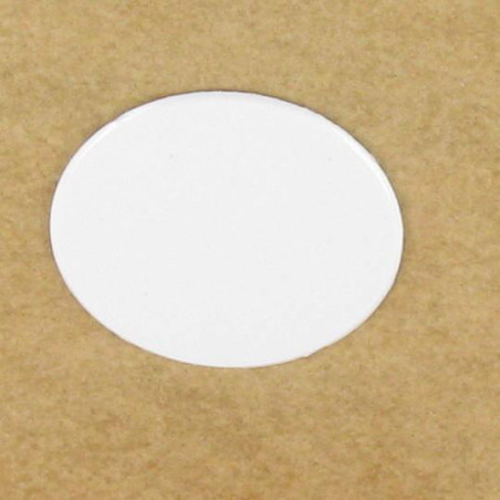 1 x Cover Cap Adhesive Diameter 12 White